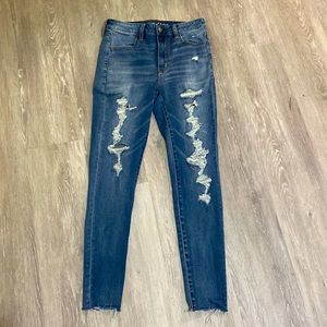 American Eagle ripped Jeggings
